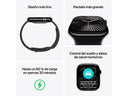 Apple Watch Series 10 (2024), GPS + Cellular, 46 mm, Doppeltipp-Geste, Gehäuse aus Natur-Titan, Armband aus Natur-Milanaise, Größe S/M