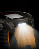 Garmin Fenix ​​8 AMOLED Saphir 47 mm Titan Silber Orange Armband