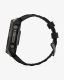 Garmin Fenix ​​8 Sapphire Solar 51 mm Titan Carbon Grau Schwarzes Armband