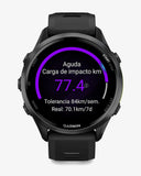 Garmin Forerunner 970 dunkelgrau schwarzes Armband